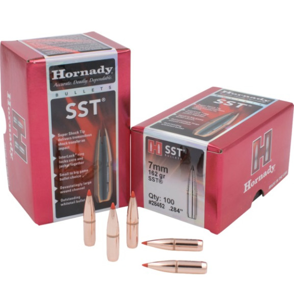 HORNADY SST 7MM/.284 162GR,VPE: 100STÜCK, #28452