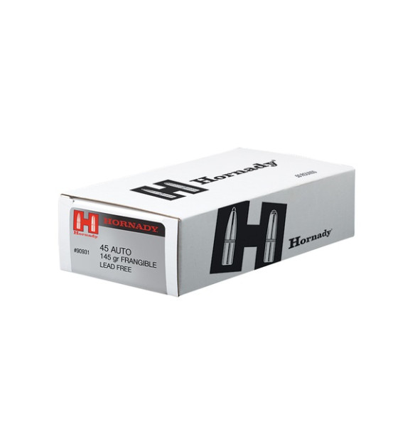 HORNADY .45 AUTO 145GR FRANGIBLE TRAINING LE, VPE:50STÜCK, #90931