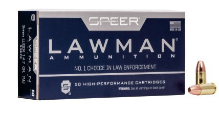 SPEER LAWMAN 9MM LUGER 147GR TMJ, VPE: 50STÜCK, #53620