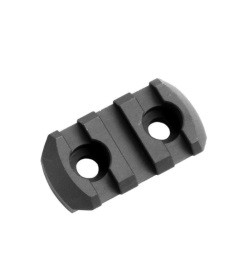 MAGPUL M-LOK ALUMINIUM RAIL SECTION 3 SLOTS BLACK, #MAG580-BLK