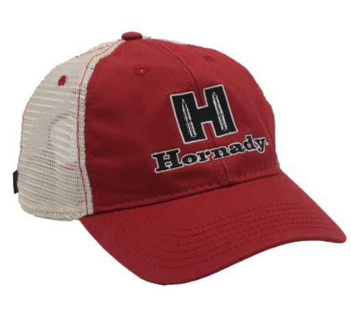 HORNADY RED & WHITE MESH CAP,65% POLYESTER, 35% BAUMWOLLE, #99231