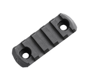 MAGPUL M-LOK POLYMER RAIL SECTION 5 SLOTS BLACK, #MAG590-BLK