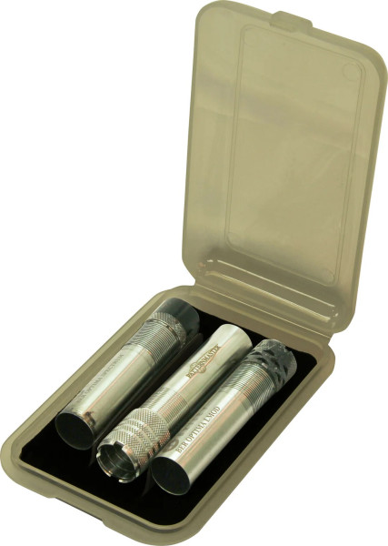 MTM CHOKE TUBE CASE HOLDS 3 EXTENDED CHOKES CLR-SMOKE, #CT3XL-41