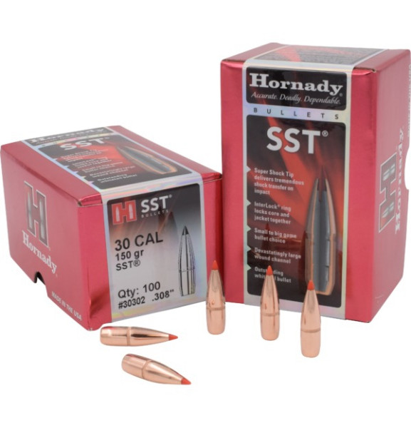 HORNADY SST .30/.308 150GR, VPE: 100STÜCK, #30302