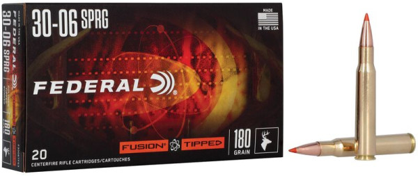 FEDERAL TIPPED FUSION .30-06 SPRG 180GR, VPE: 20STÜCK, #F3006TFS3