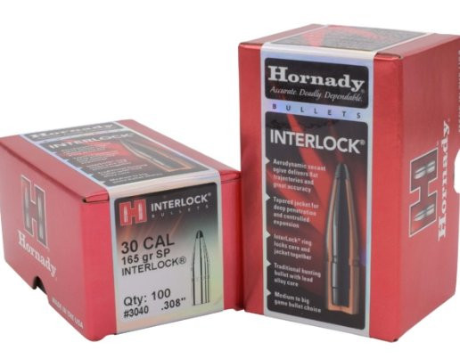 HORNADY INTERLOCK .30/.308 165GR SP, VPE: 100STÜCK, #3040